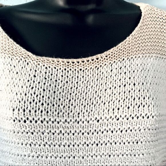 American Eagle Outfitters beige & Gray  Chunky Knit Sweater Size Small - Picture 2 of 10